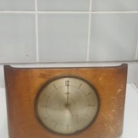 vintage wooden mantel clock by Metamec
