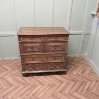17th Century Oak Chest of Drawers or Garret Chest