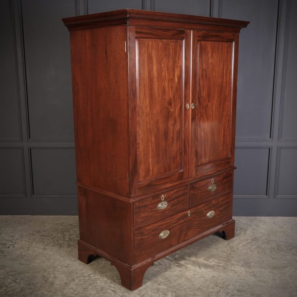 18th-Century-Mahogany-Bachelors-Wardrobe-1