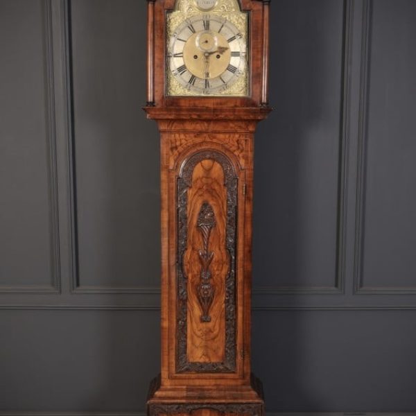 18th Century Walnut Longcase Clock