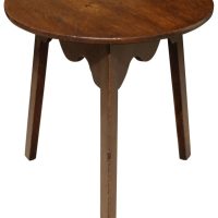 18th Century English Oak Cricket Table