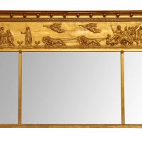 18thc Gilt Overmantel Mirror