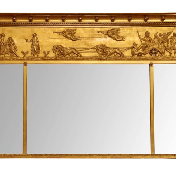 18thc Gilt Overmantel Mirror