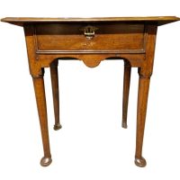 18thc Small Oak Side Table