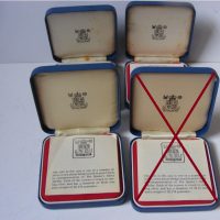 1977 x 3 PROOF Queen Elizabeth II boxed CoA STERLING silver 50th Birthday Gift