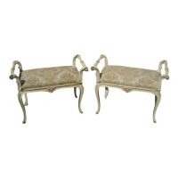 19th Century Venetian Baroque Stool, Two Piece.