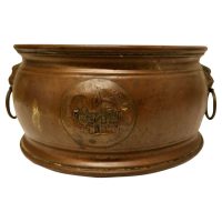 19th Century Arts and Crafts Brass Planter
