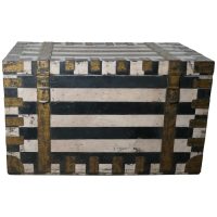 19th Century Baroque Traveling Silver Chest by Mappin and Webb, Distre