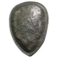 19th Century Brass Wall hanging Shield