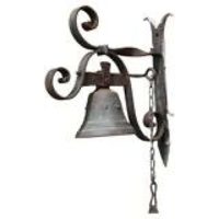 19th Century Bronze Alpine Front Door Bell
