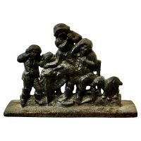 19th Century Cast Iron Door Stop, The Goose is Dead