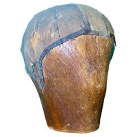 19th Century Elm Barrister’s Wig Stand or Milliners Hat Block Shop Dis