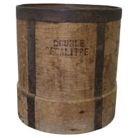 19th Century French 10 Litre Wooden Fruit Measure This large measure