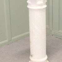 19th Century French Marble Illuminated Torchere Column