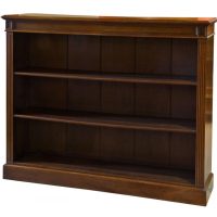 19thc Walnut open bookcase c1880