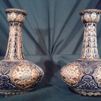 SOLD Pair of Doulton vases