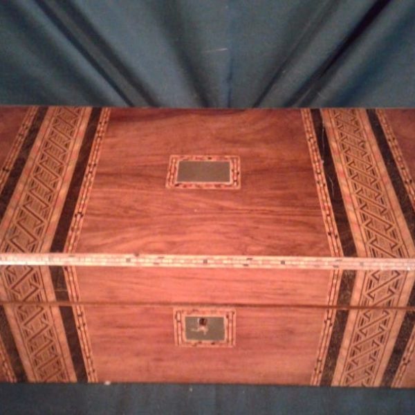 SOLD Victorian large Walnut lap desk