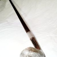 Rare Victorian hickory golf club walking cane