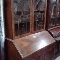  Georgian Mahogany Bureau Bookcase