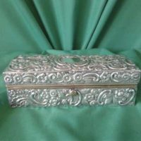 SOLD Silver tongs holder. Circa 1894