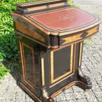 Victorian Davenport &#8211; ebony and amboyna circa 1870
