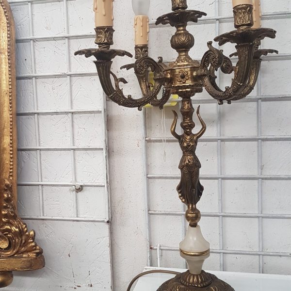 Antique Lady Table Lamp