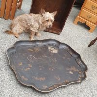 Large Antique Victorian Tray