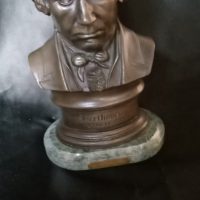 SUPERB BRONZE of LUDWIG VAN BEETHOVEN.   EDWARDIAN PERIOD