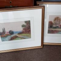 A PAIR OF RIVERSIDE  SCENES. East Anglia (Essex/Suffolk/Norfolk)