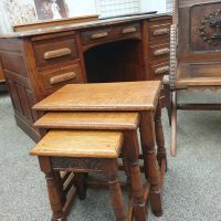 Good 1920&#8217;s Oak Nest of Tables