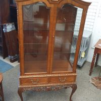 Good 1930&#8217;s Walnut Display Cabinet