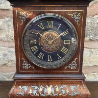 Stunning Rosewood inlaid Bracket Clock – ca 1870