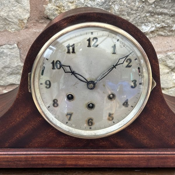 Stunning Rare Gustav Becker triple chime Hat Shaped mantel Clock – ca 1900