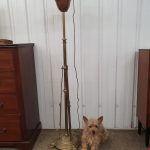 Antique Brass &amp; Copper Adjustable Standard Lamp