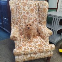Good Antique Wing Armchair