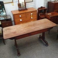 Antique Regency Library Table