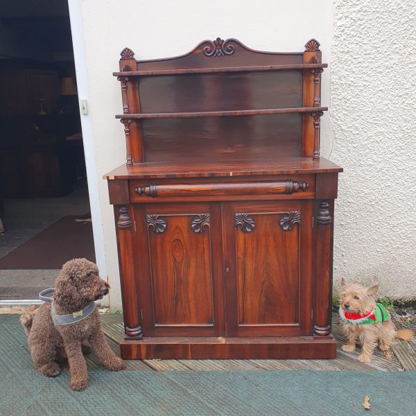 Good Antique Victorian Rosewood Chiffonier