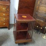 Good Antique Maple &amp; Co Revolving Bookcase