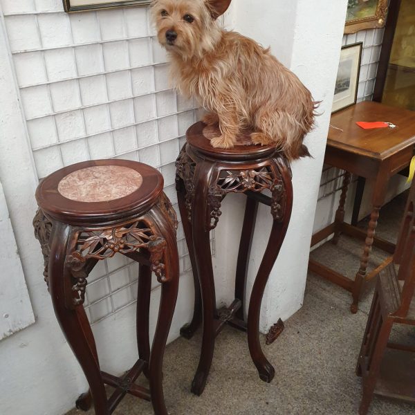 Antique Pair of Chinese Display Stands