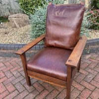 Arts &#038; Crafts American Reclining Mission Chair