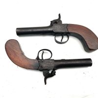 PAIR OF PERCUSHION OVERCOAT PISTOLS