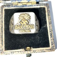 AFRICA CORP SOLDIERS RING DATED 1943