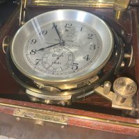Hamilton Watch Company Naval Chronometer WWII No4149 Dated 1941 With Key
