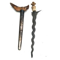 KRIS DAGGER WITH SACRED BLADE 18TH CENTURY