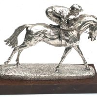 HORSE AND JOCKEY 1923 DERBY WINNER.