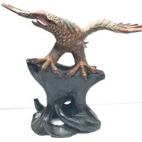 AMERICAN BALD  EAGLE CARVED ON BASE VICTORIAN