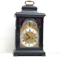 BRACKET CLOCK VERGE MOVEMENT STRIKES ON TWO BELLS