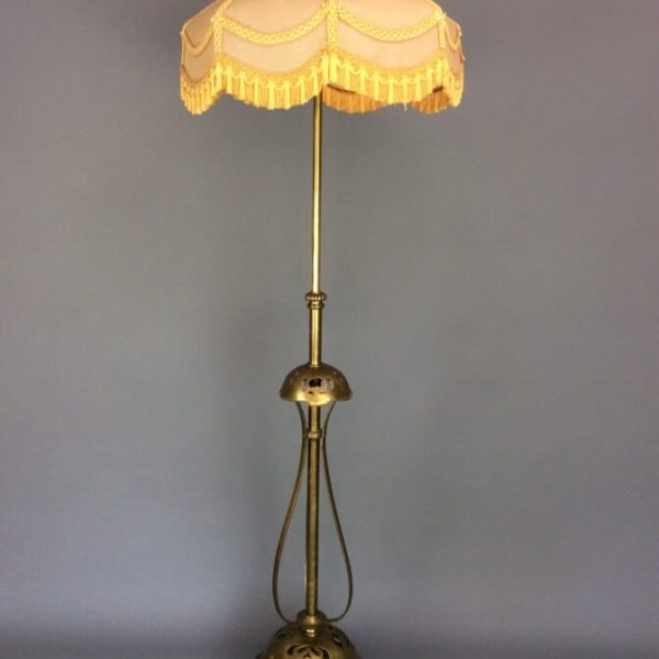 Arts and Crafts Brass Floor Lamp