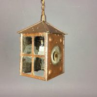 Arts and Crafts Copper Lantern
