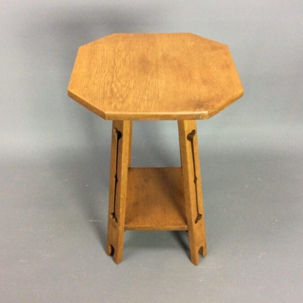 Arts & Crafts Oak Side Table c1900